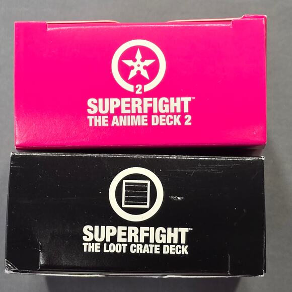 Superfight The Anime Deck 2 The Loot Crate Deck Skybound Card Games NEW Lot of 2 - Picture 3 of 4